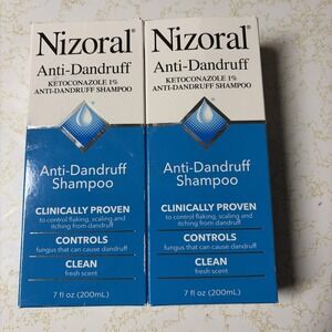 NEW - 2 Pack Nizoral Anti-Dandruff Shampoo 7 oz each - exp. 09/26